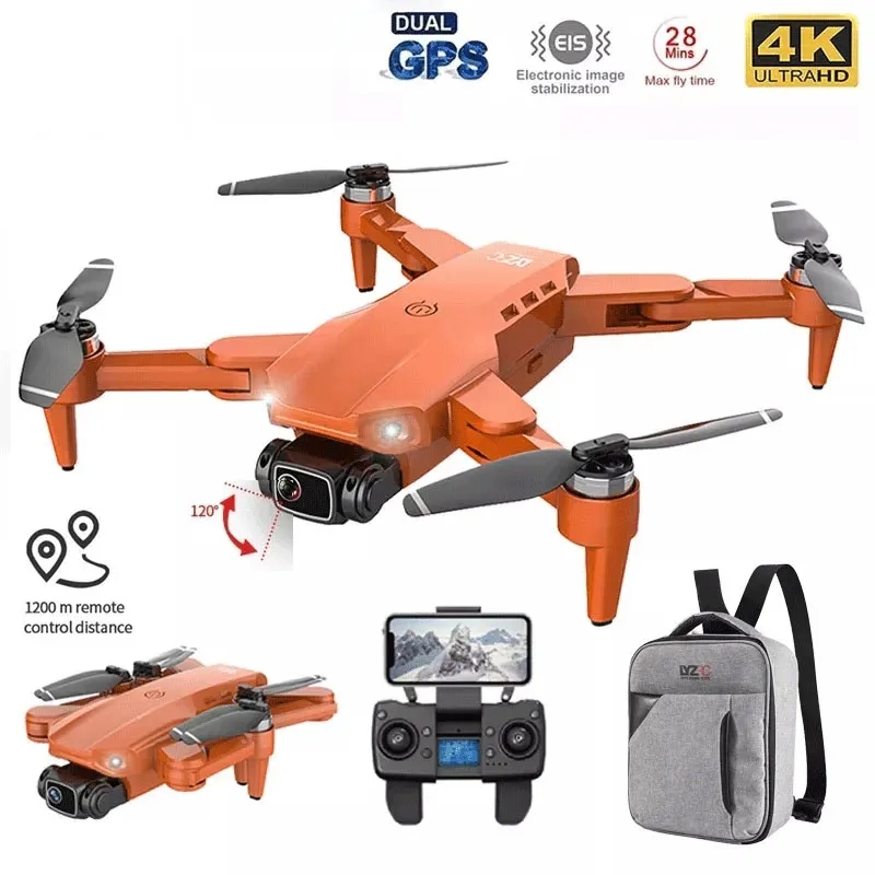 Fpv Brushless Rc Drone 4K - Drone L900 Pro 4K Professional 5G