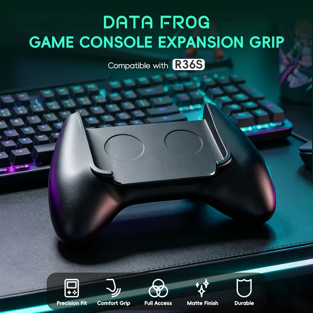 Retro Handheld Game Console R36S - Data Frog R36S Game Grip Ergonomic