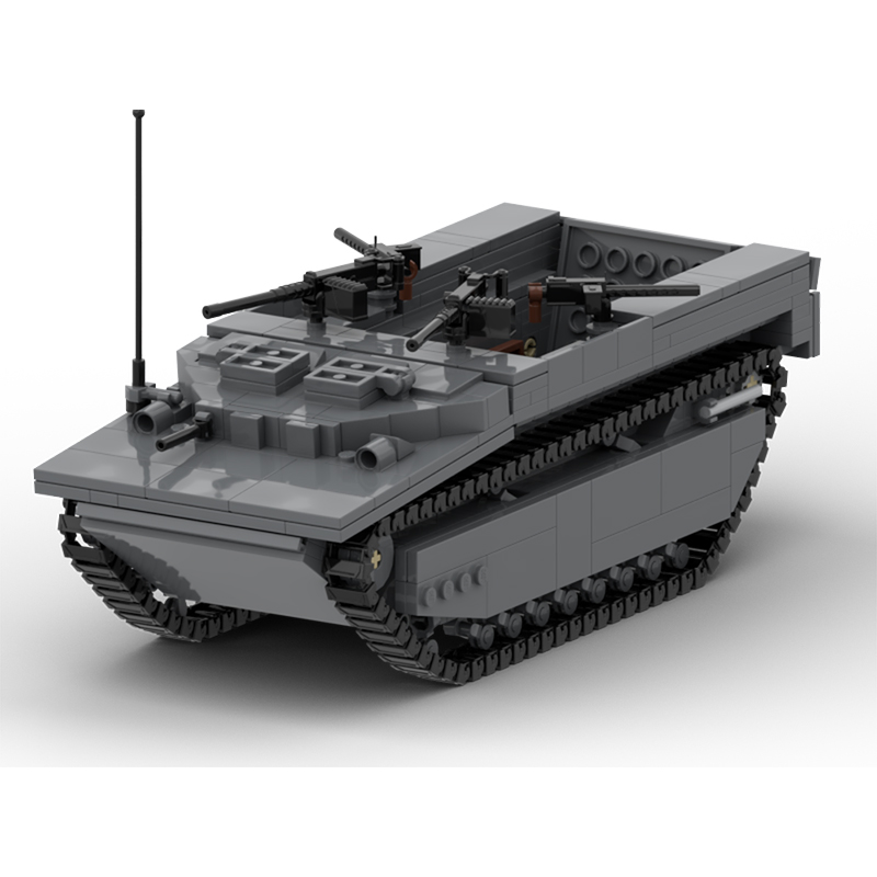 Lego Compatible Military Tank - LVT-4 Modern Military Tanks Model MOC