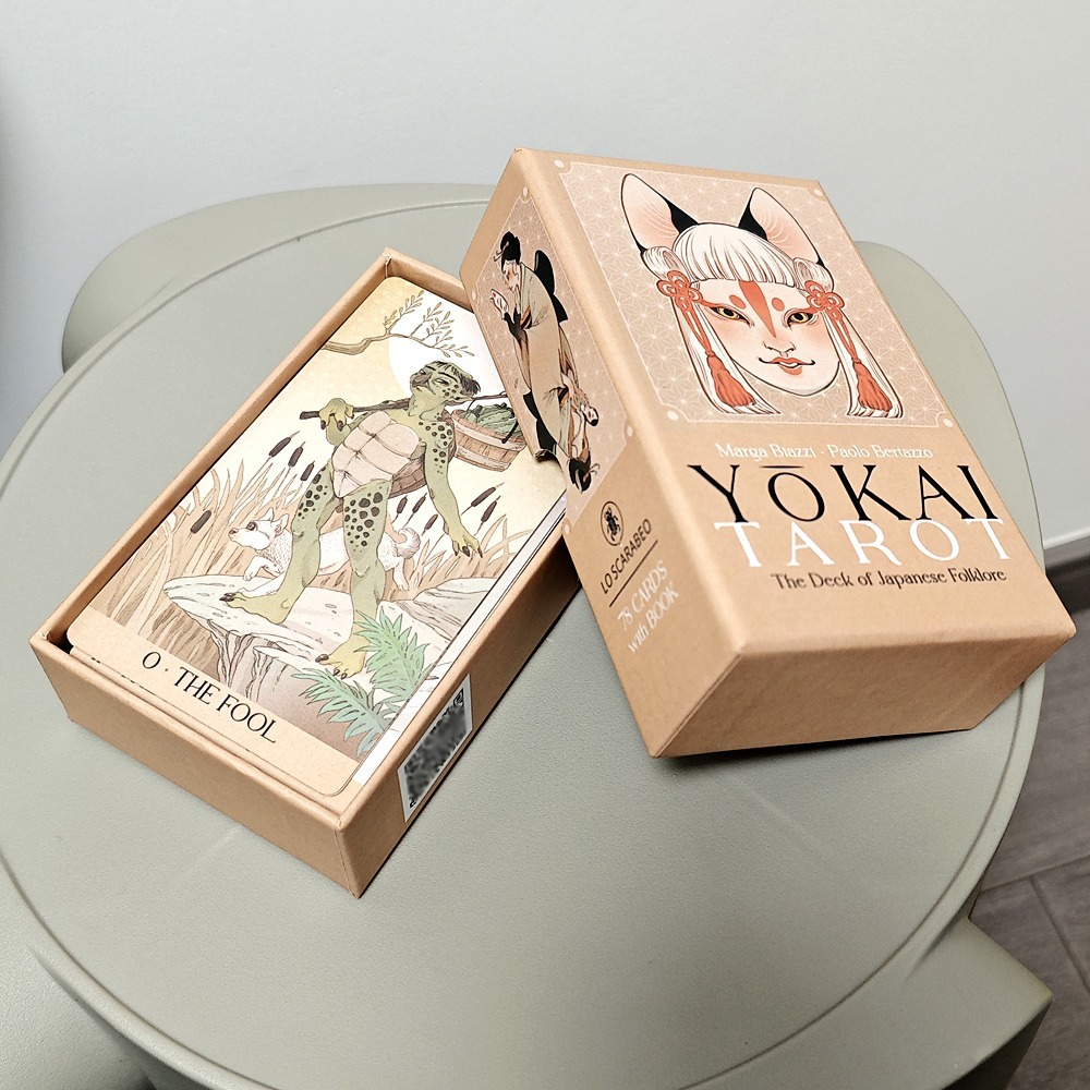 Tarot Cards Deck With Guidebook - Yokai Tarot Cards 78Pcs Japanese Folklore