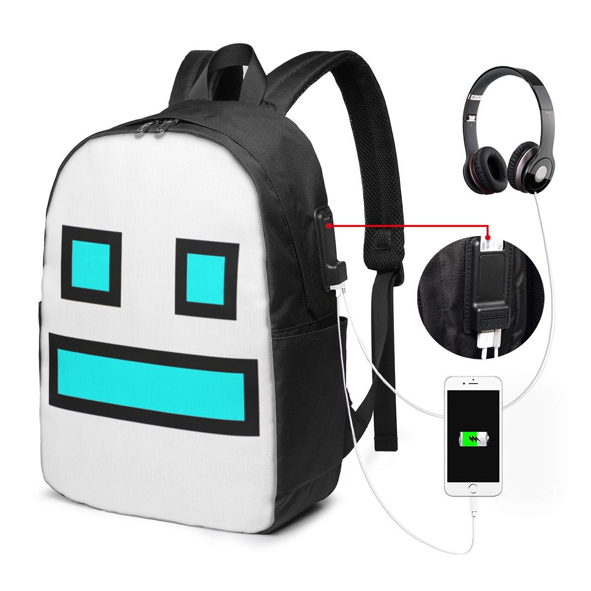 Video Game Geometry Dash Backp - Video Games ulasan dan harga