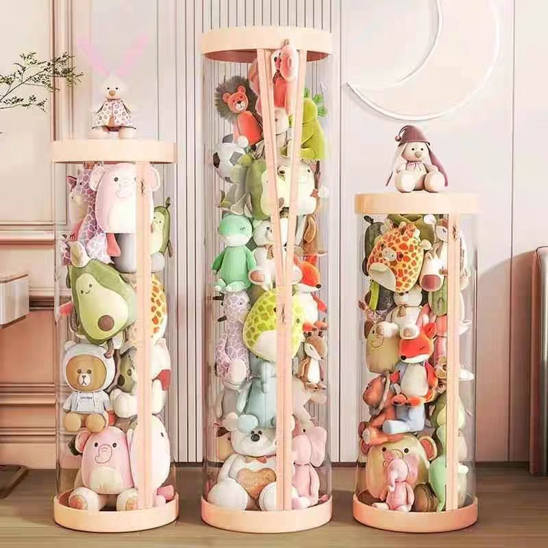Stuffed Toy Storage Barrel wit - Dolls ulasan dan harga