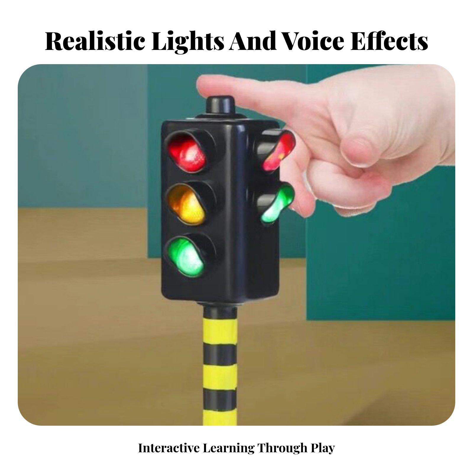 Toy Traffic Light Voice Functi - Educational Toys ulasan dan harga