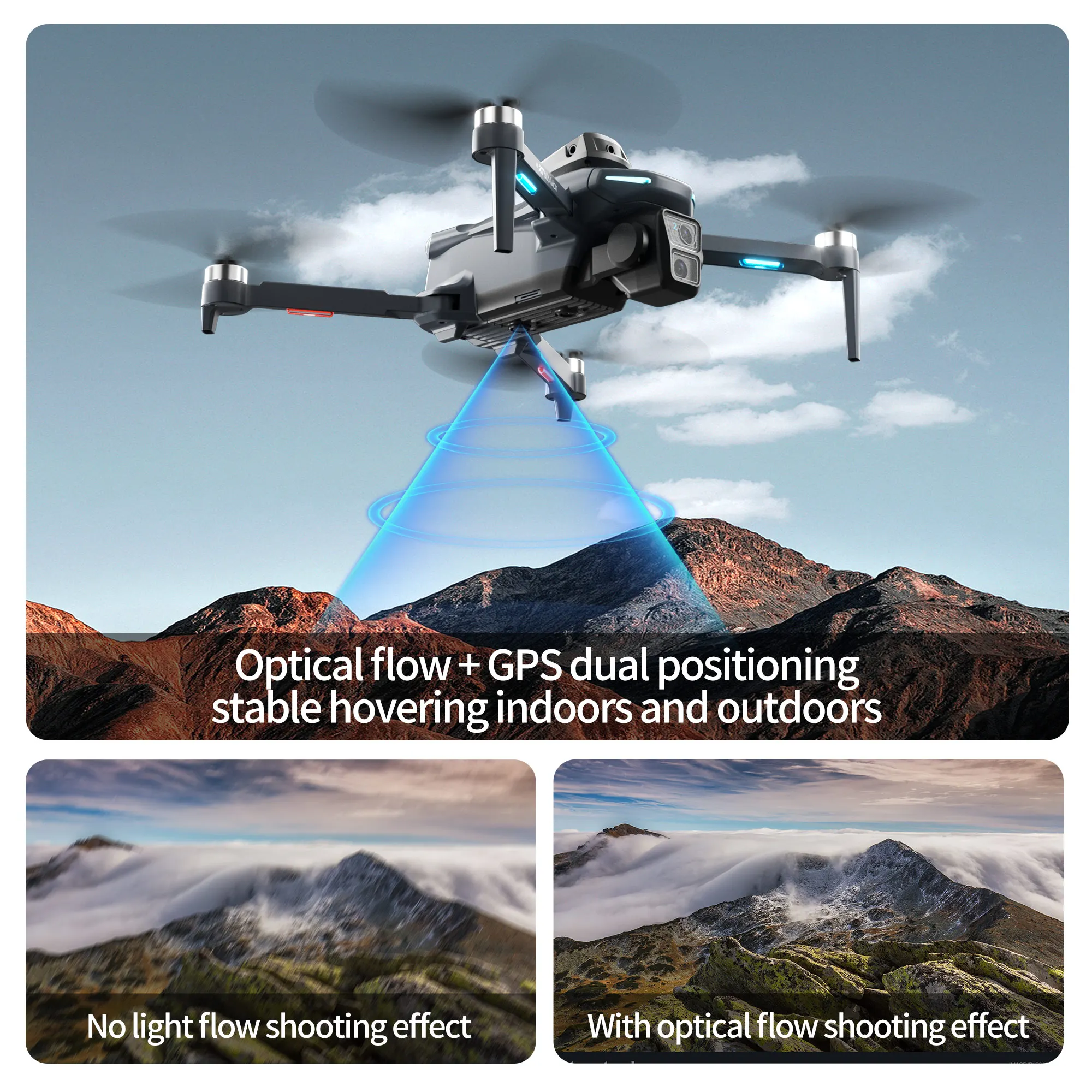 Original XT606 Drone Professio - Fpv Brushless Rc Drone 4K ulasan dan harga