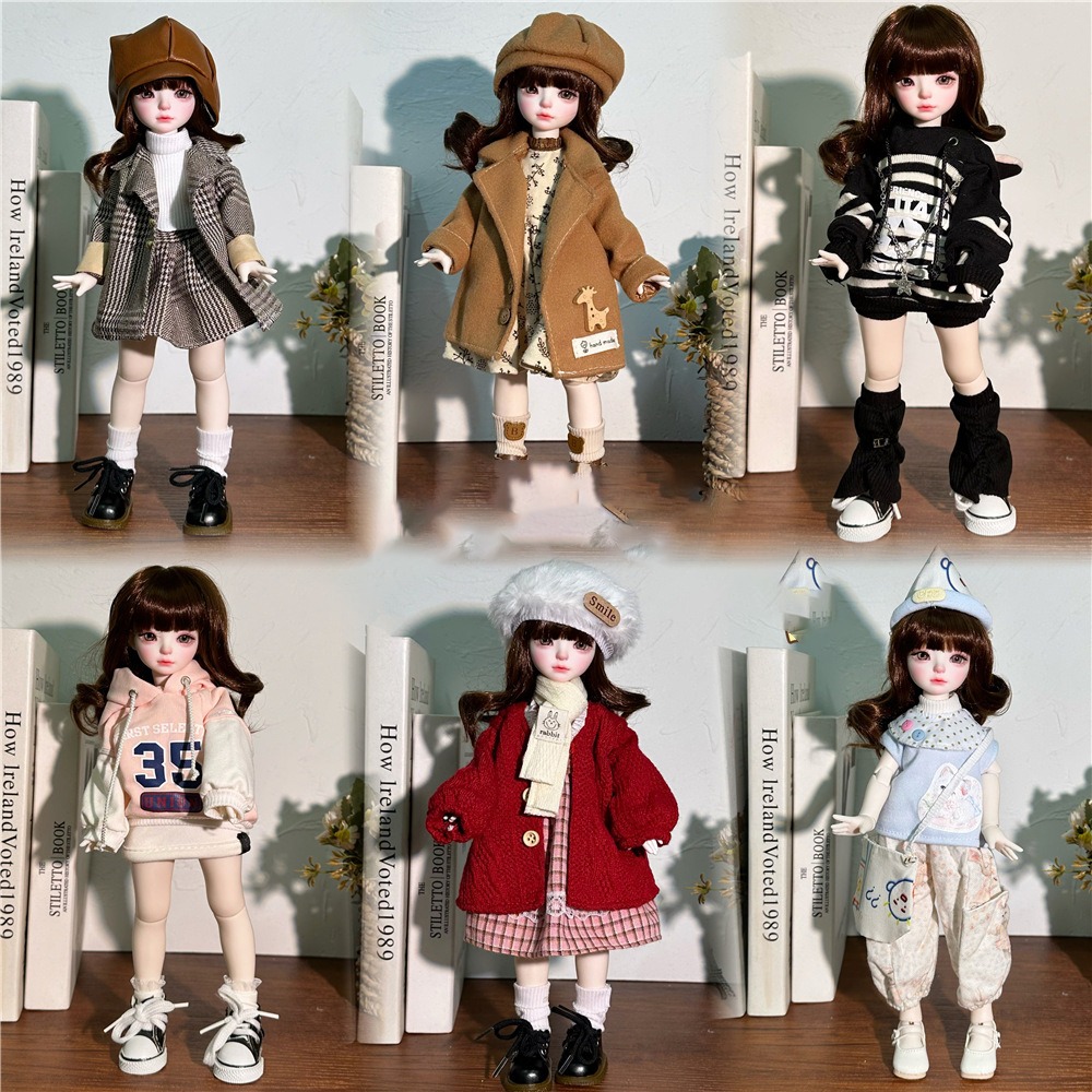 1/6 BJD Doll Dress Doll Fashio - Bjd Doll 1 6 Full Set With Clothes ulasan dan harga