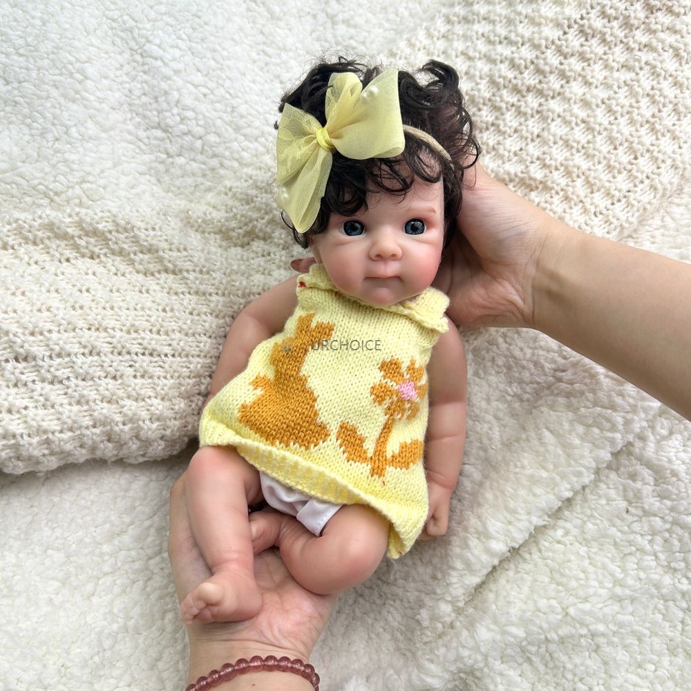 Mini 12Inch Open Eyes Bettie w - Reborn Baby Doll Silicone Realistic ulasan dan harga
