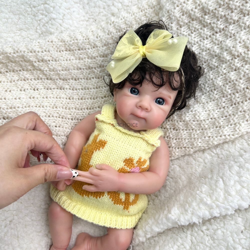 Mini 12Inch Open Eyes Bettie w - Reborn Baby Doll Silicone Realistic ulasan dan harga