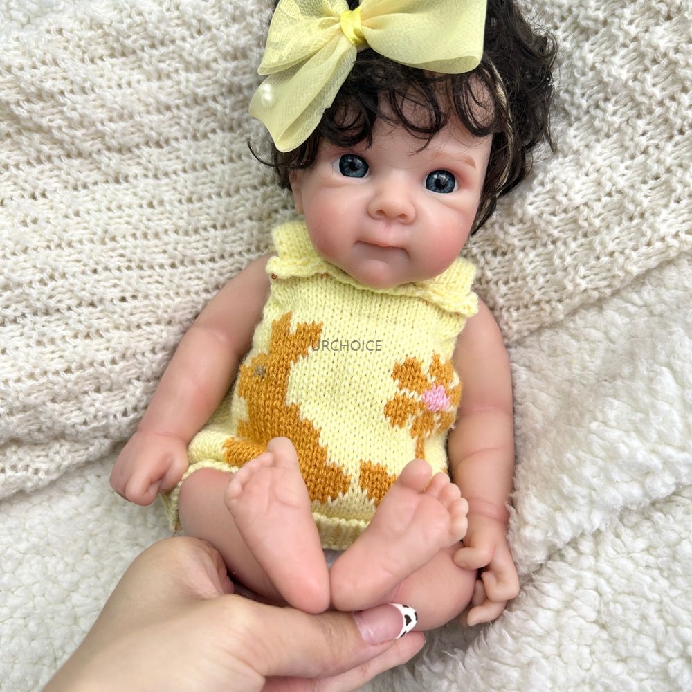 Mini 12Inch Open Eyes Bettie w - Reborn Baby Doll Silicone Realistic ulasan dan harga