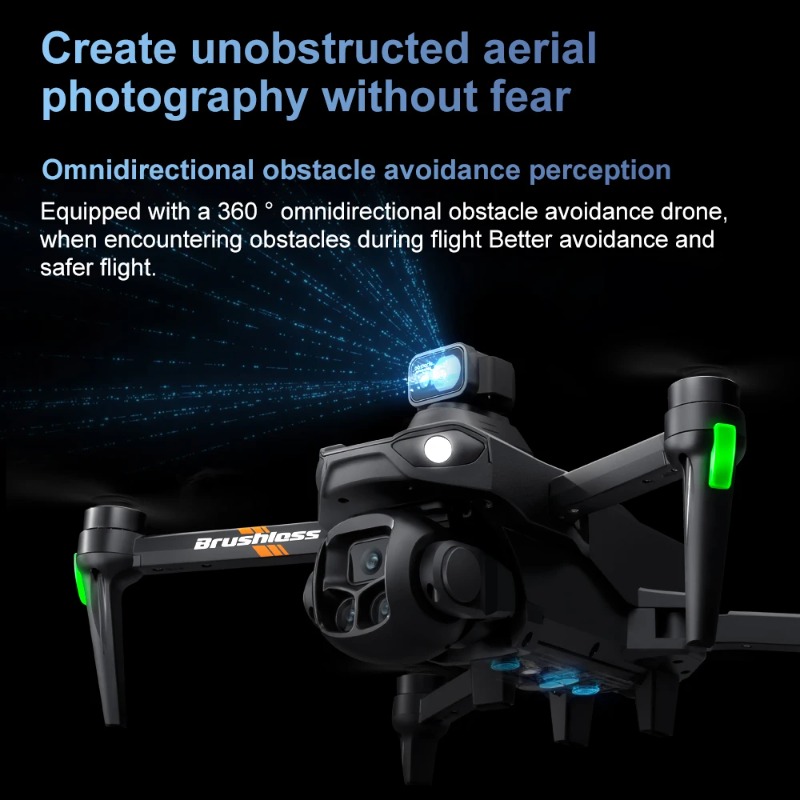 Lenovo V916MAX Professional 8K - Fpv Brushless Rc Drone 4K ulasan dan harga