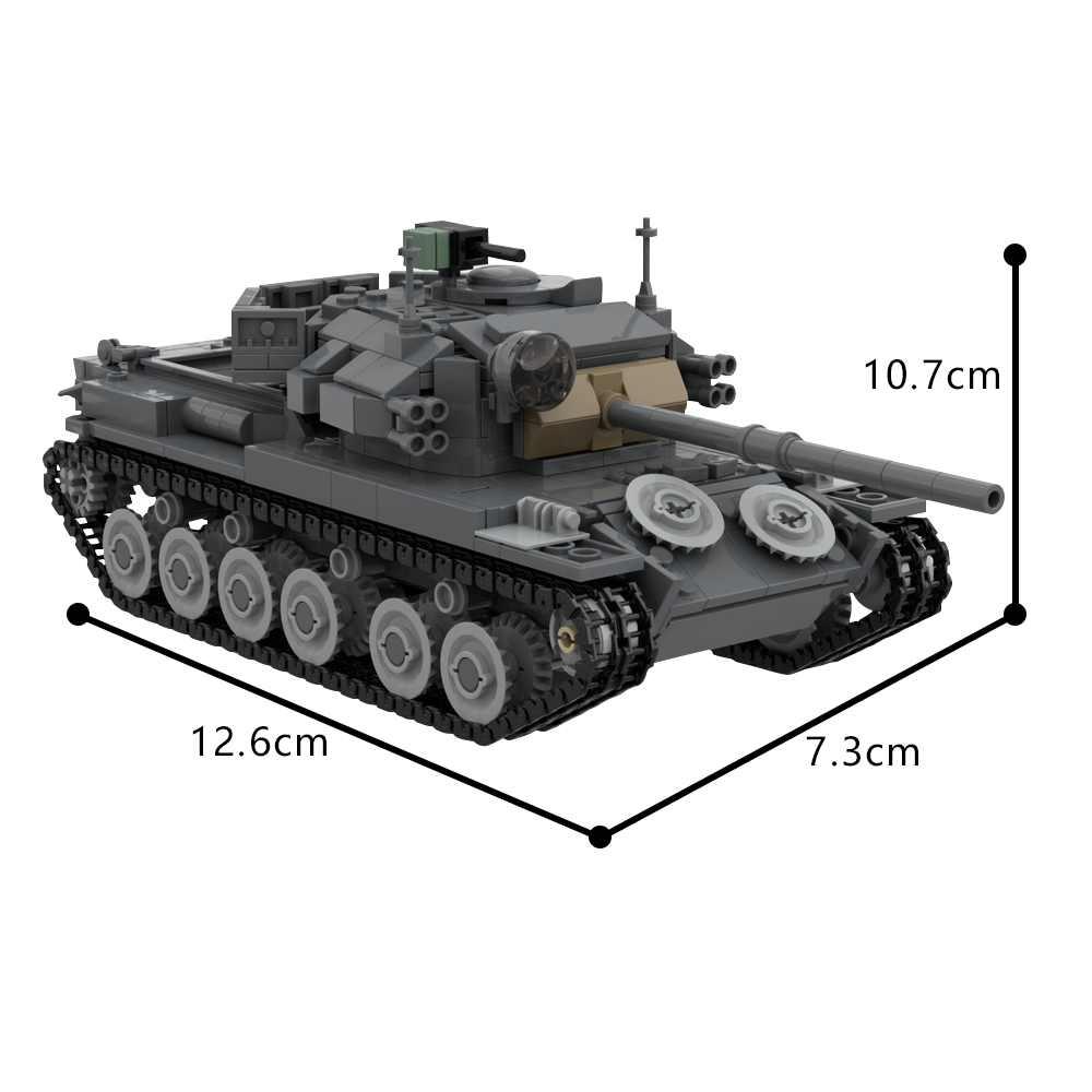 MOC Centurion mk. 5/1 Tank Bui - Lego Compatible Military Tank ulasan dan harga