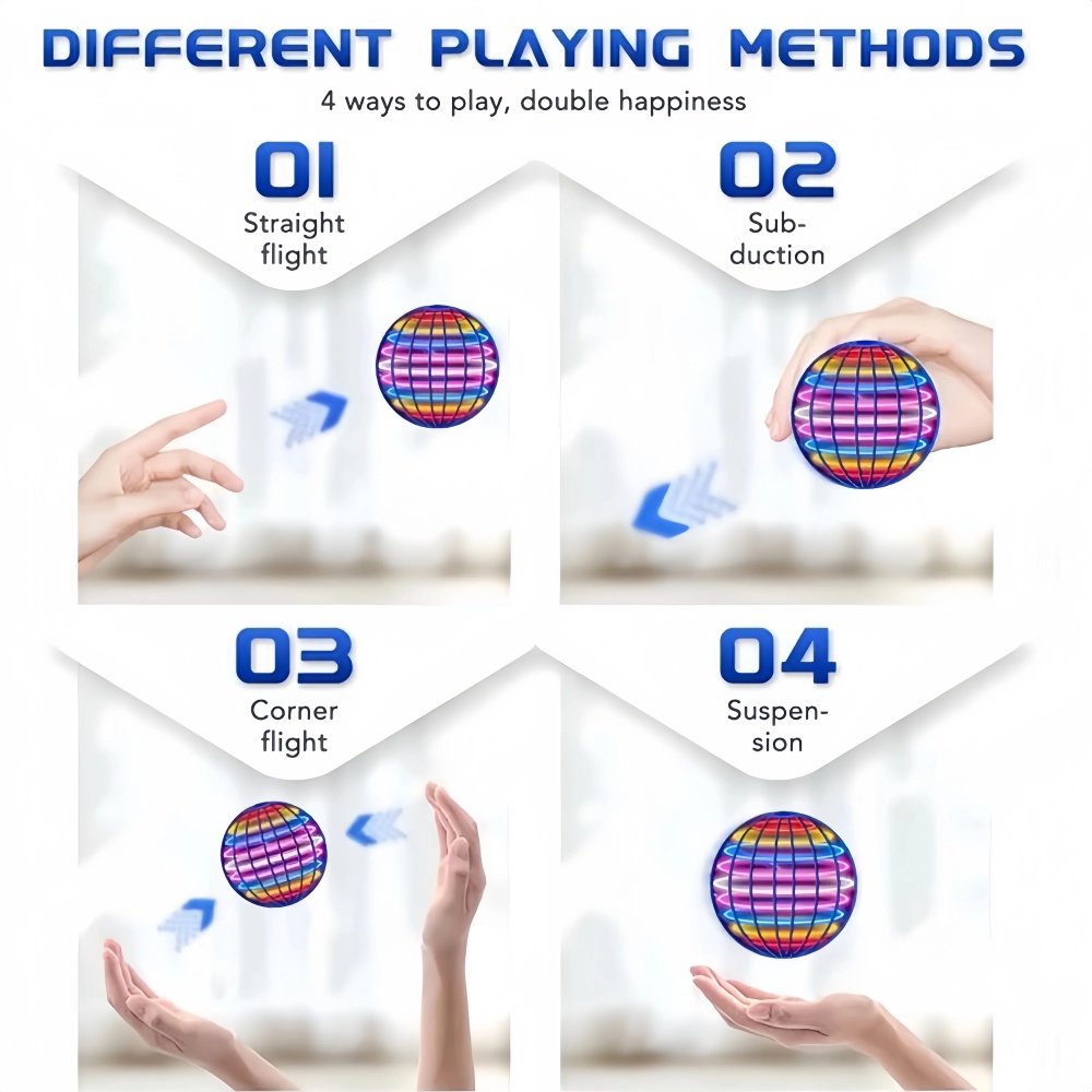 Flying Orb Boomerang Ball LED  - Stem Solar Robot Kit For Kids ulasan dan harga
