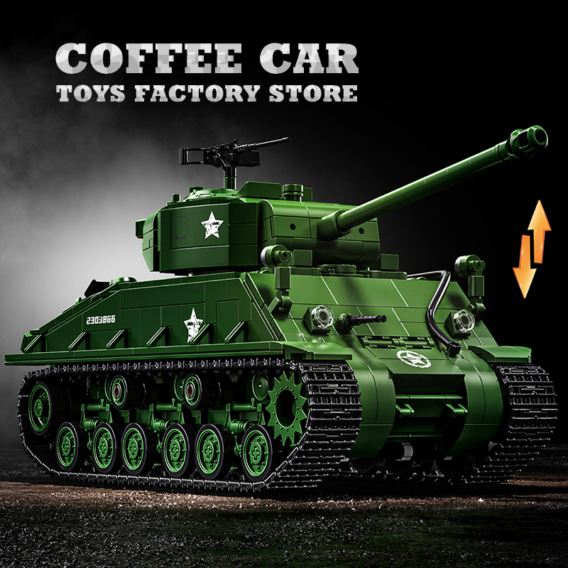 US Army M4 Tank Building Block - Lego Compatible Military Tank ulasan dan harga
