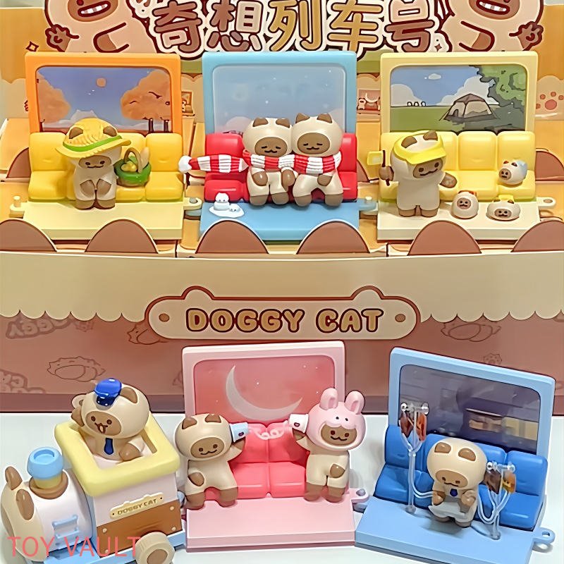 Genuine Kkv Doggy Cat Fantasy  - Anime Action Figure Blind Box ulasan dan harga