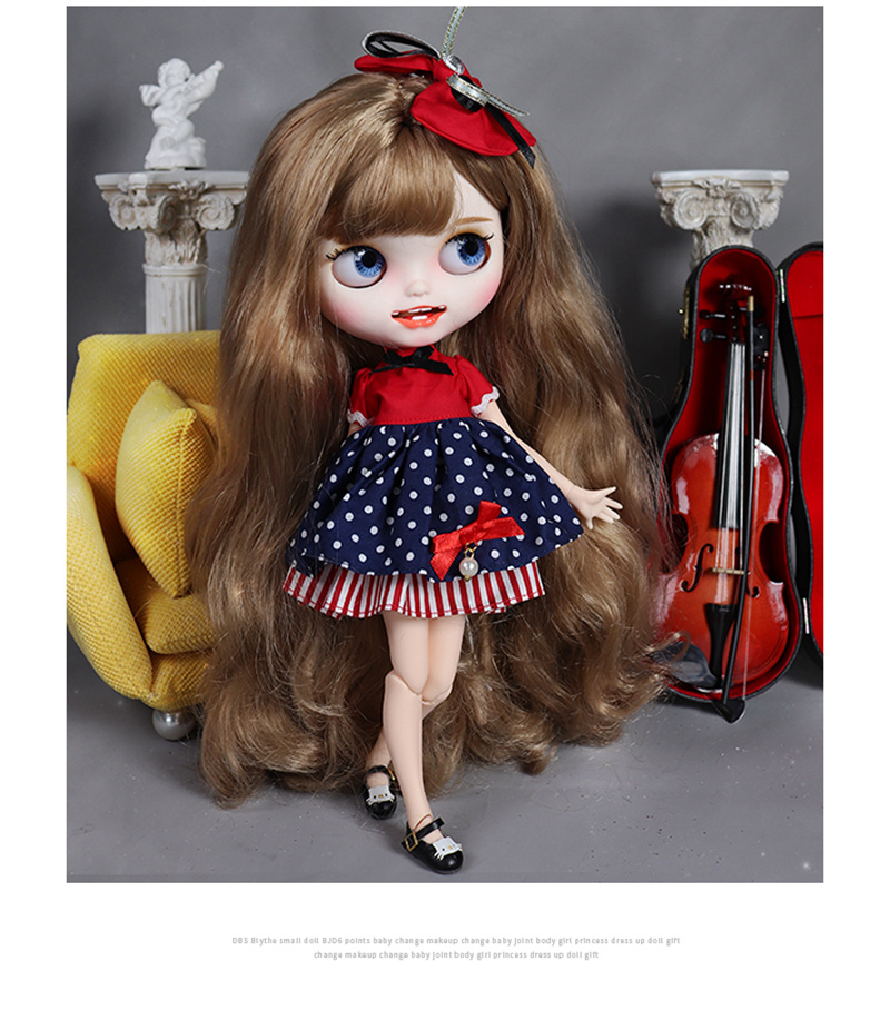 Blyth Doll 1/6 BJD Joint Body  - Bjd Doll 1 6 Full Set With Clothes ulasan dan harga