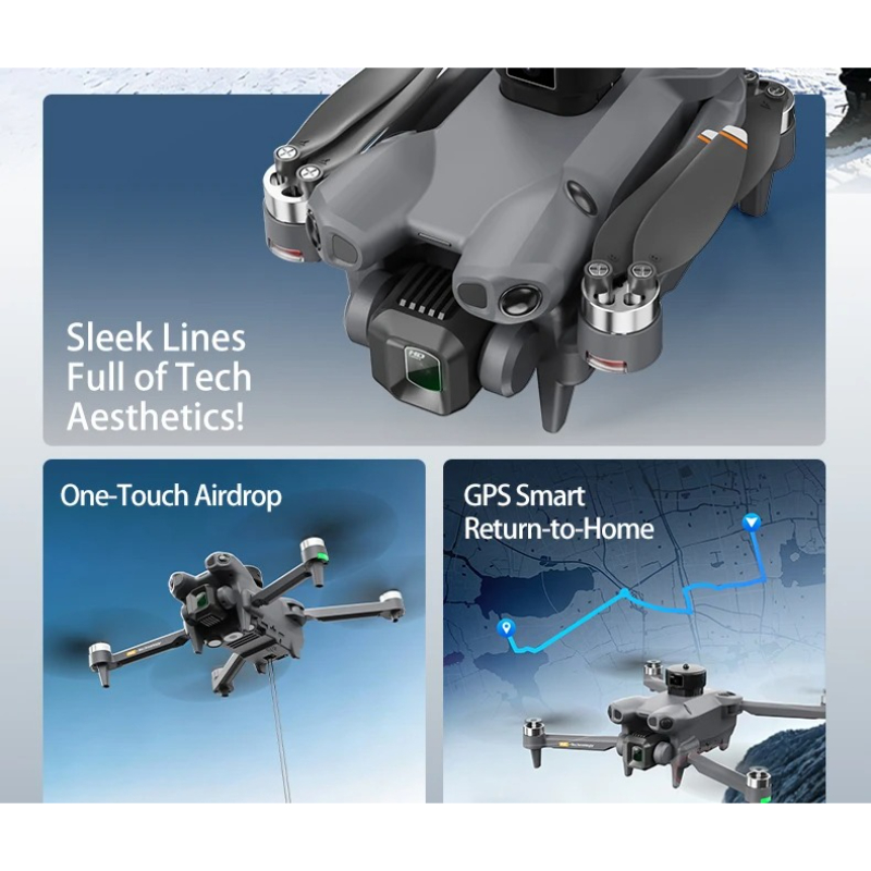 2026 New AE51 RC FPV Drone GPS - Fpv Brushless Rc Drone 4K ulasan dan harga