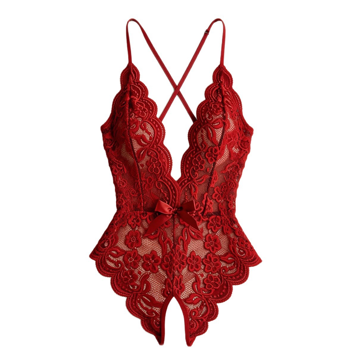 Hot Crotchless Sexy Lingerie F - Dolls ulasan dan harga