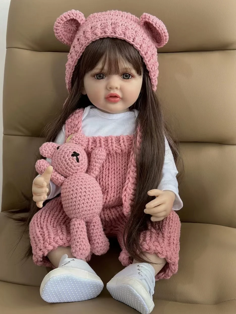 BZDOLL 55cm 22inch Lifelike Re - Reborn Baby Doll Silicone Realistic ulasan dan harga