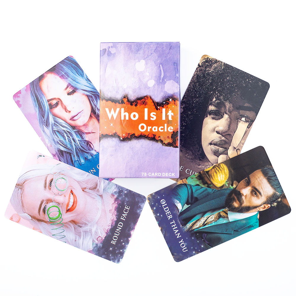 Who Is It Oracle Cards 78 Card - Tarot Cards Deck With Guidebook ulasan dan harga