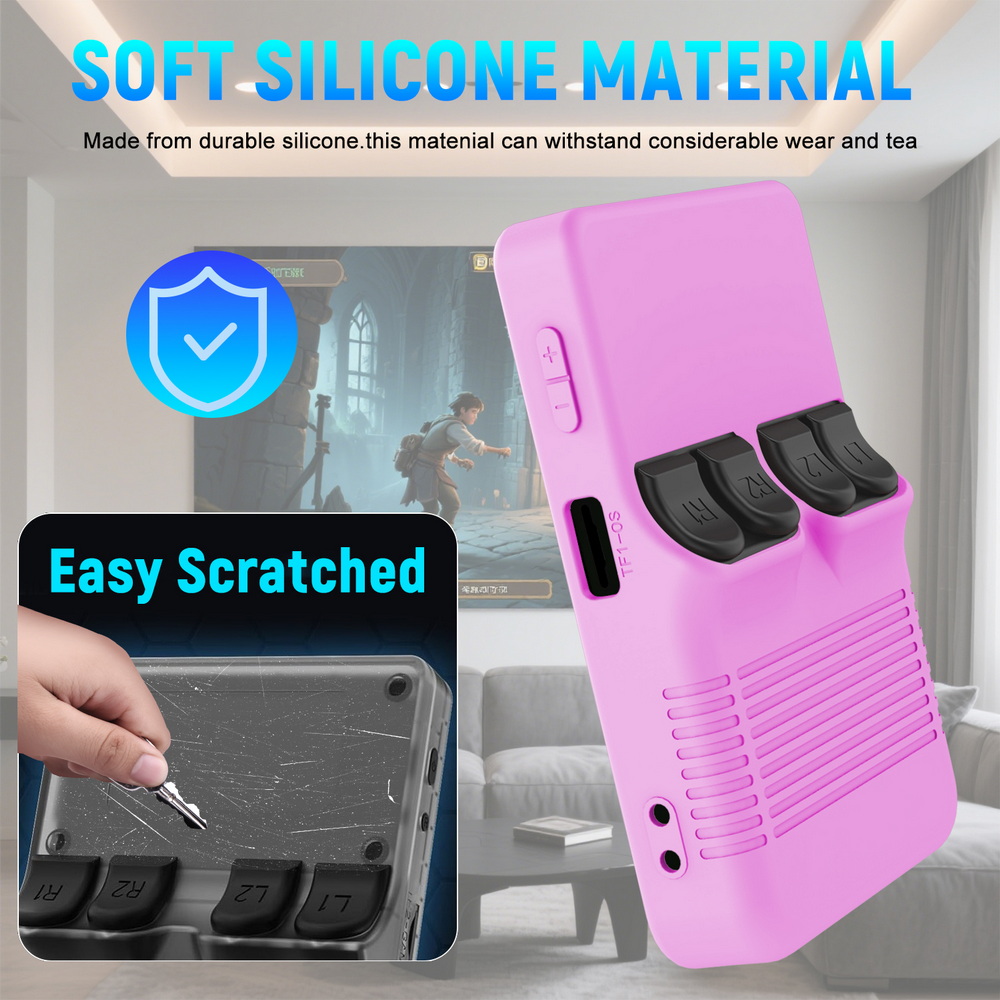Silicone Protective Case for R - Retro Handheld Game Console R36S ulasan dan harga