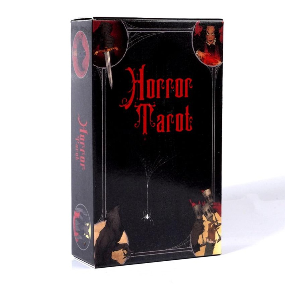 10.3*6cm Horror Tarot Deck Car - Tarot Cards Deck With Guidebook ulasan dan harga