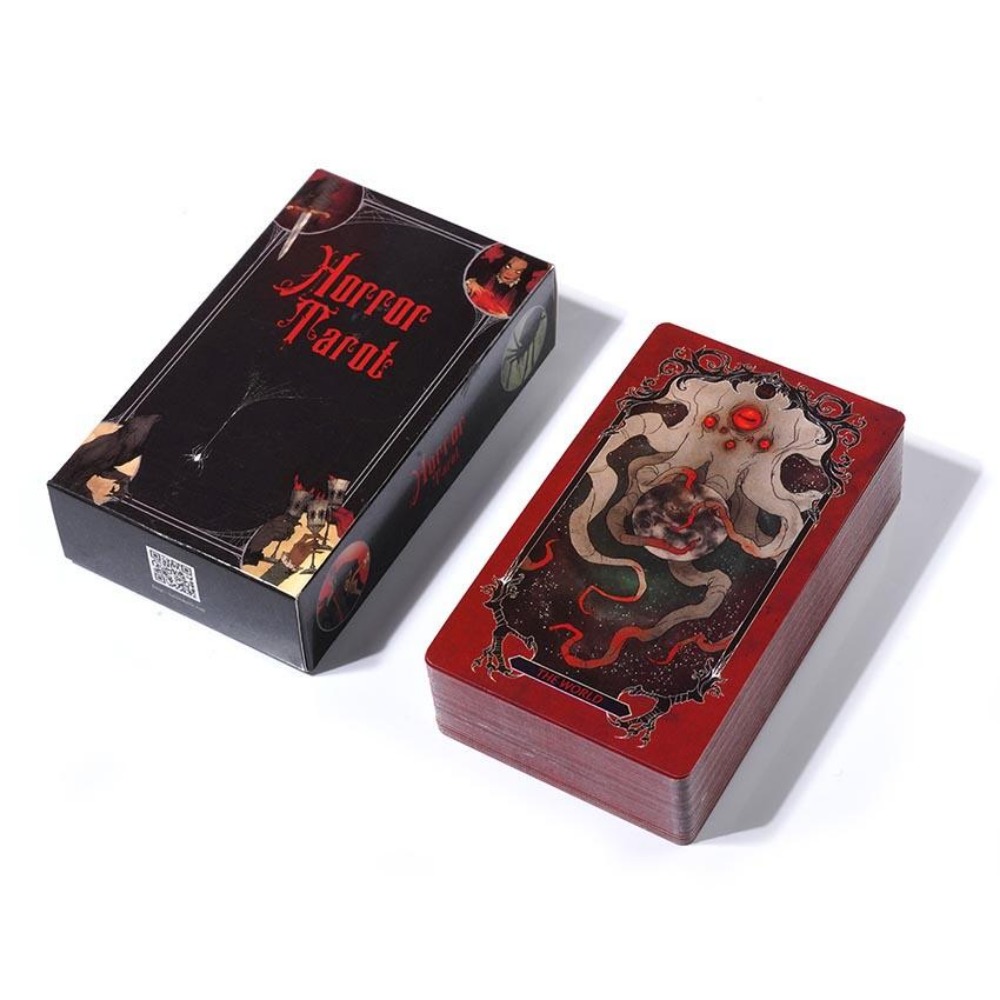 10.3*6cm Horror Tarot Deck Car - Tarot Cards Deck With Guidebook ulasan dan harga