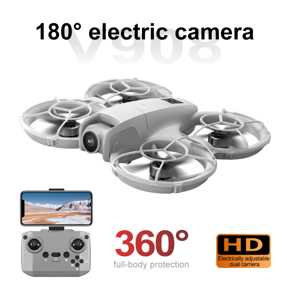 Original V908 Quadcopter Brush - Fpv Brushless Rc Drone 4K ulasan dan harga