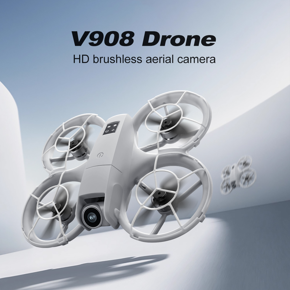 Original V908 Quadcopter Brush - Fpv Brushless Rc Drone 4K ulasan dan harga