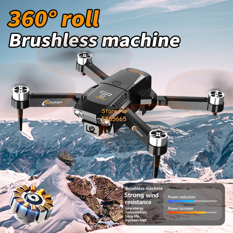 4K Dual Camera Optical Flow Br - Fpv Brushless Rc Drone 4K ulasan dan harga