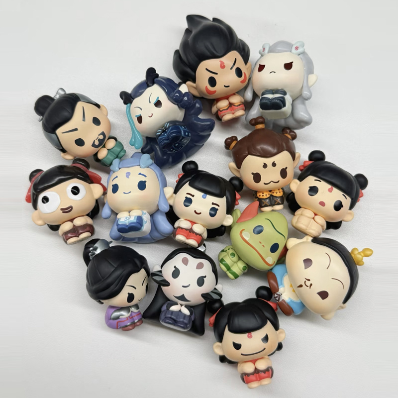 Ne Zha 2 Sit In A Row Series B - Anime Action Figure Blind Box ulasan dan harga