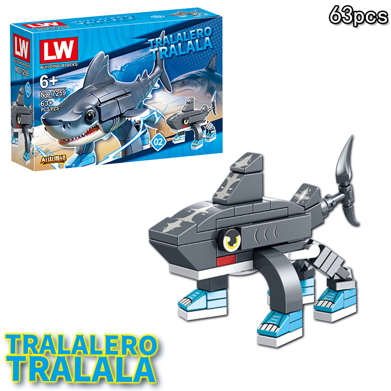 Anime Italian Brainrot Tralale - Anime Action Figure Blind Box ulasan dan harga