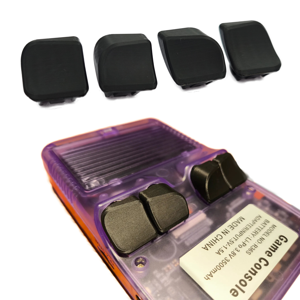 4PCS 3D Printing Back Buttons  - Retro Handheld Game Console R36S ulasan dan harga