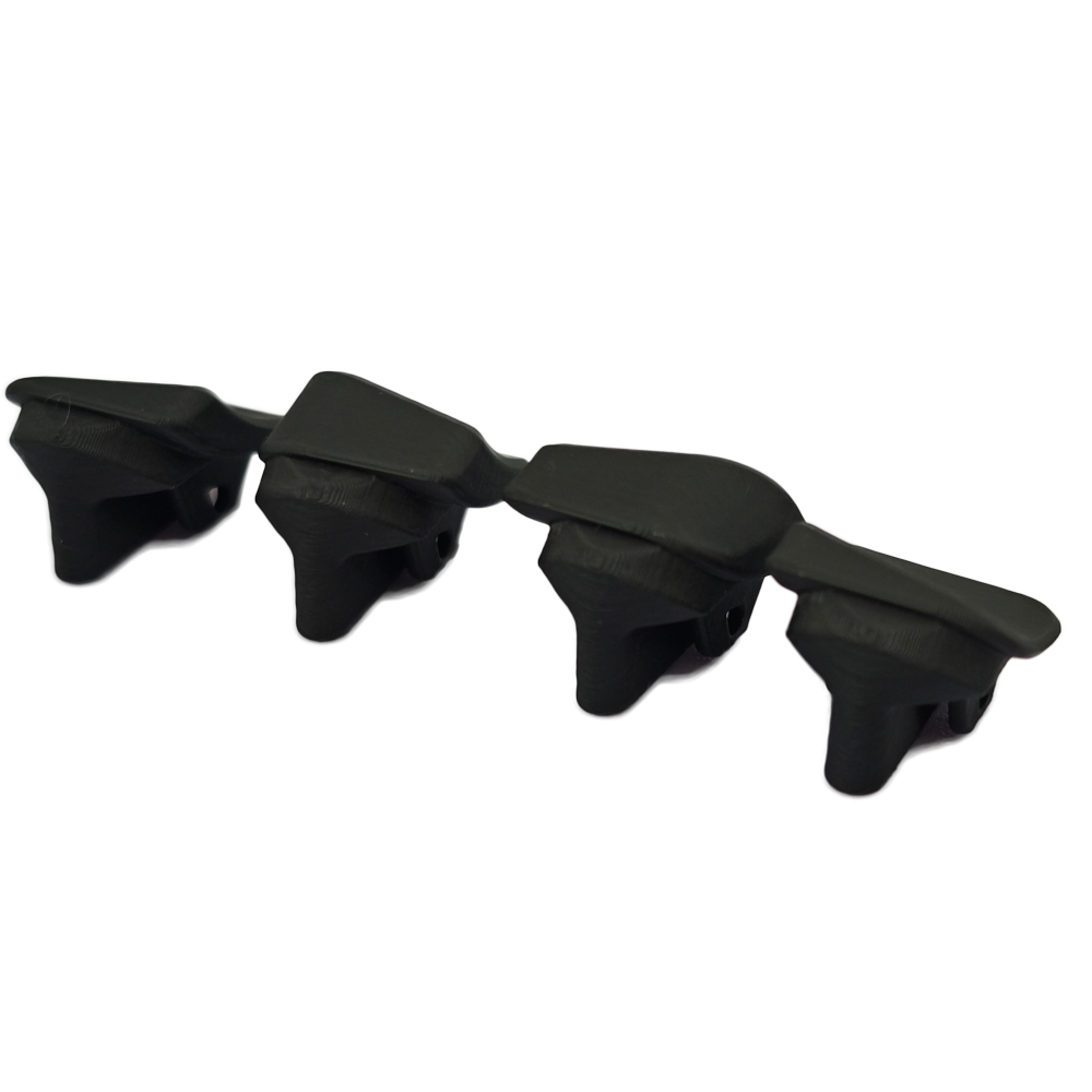 4PCS 3D Printing Back Buttons  - Retro Handheld Game Console R36S ulasan dan harga