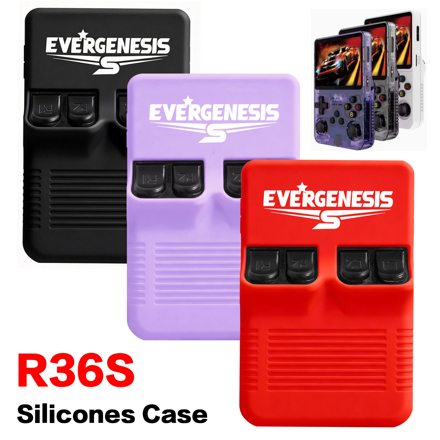 R36S Silicone Case Handheld Ga - Retro Handheld Game Console R36S ulasan dan harga
