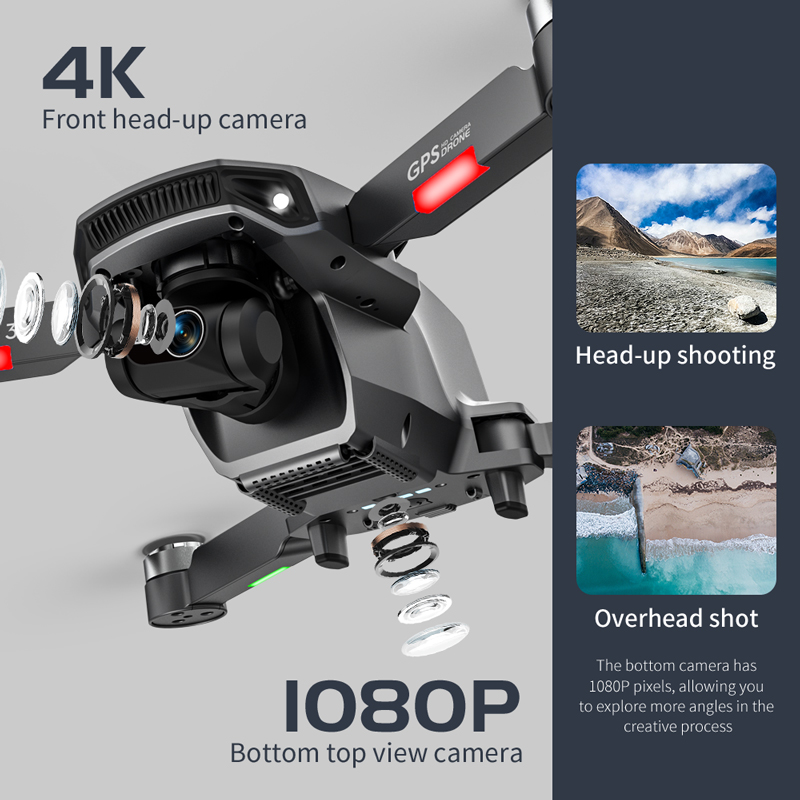 L106 Pro 3 Drone 5G WIFI FPV F - Fpv Brushless Rc Drone 4K ulasan dan harga