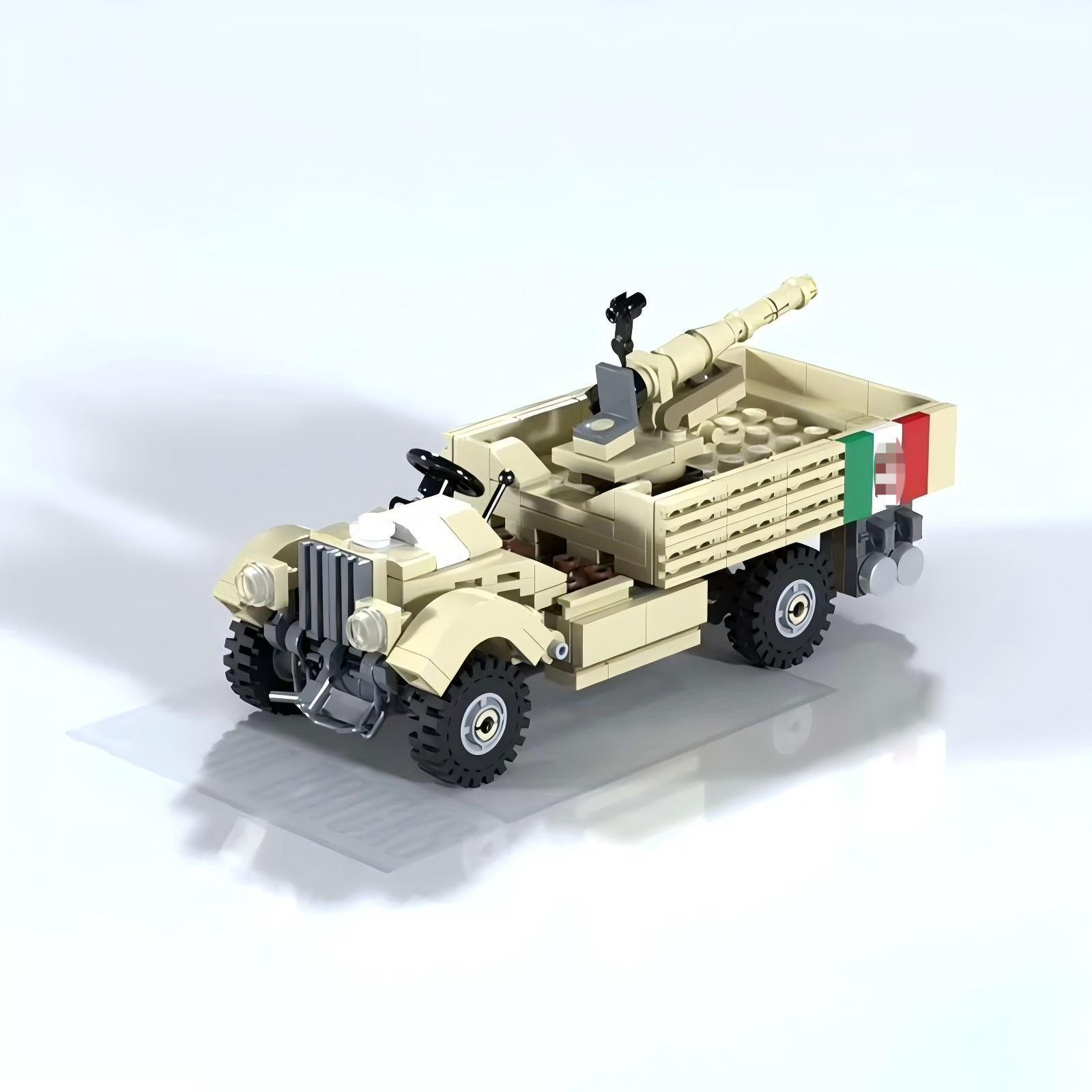 MOC Military Series Italian M1 - Lego Compatible Military Tank ulasan dan harga