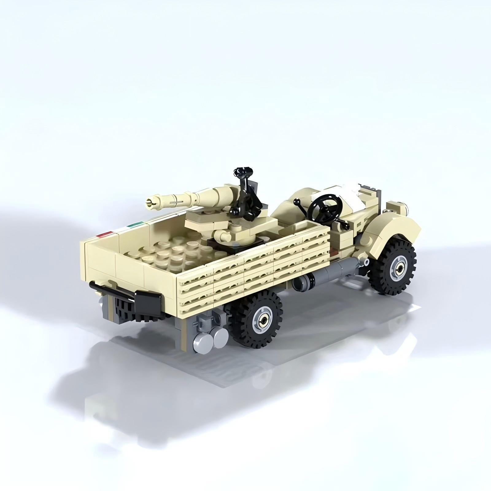 MOC Military Series Italian M1 - Lego Compatible Military Tank ulasan dan harga