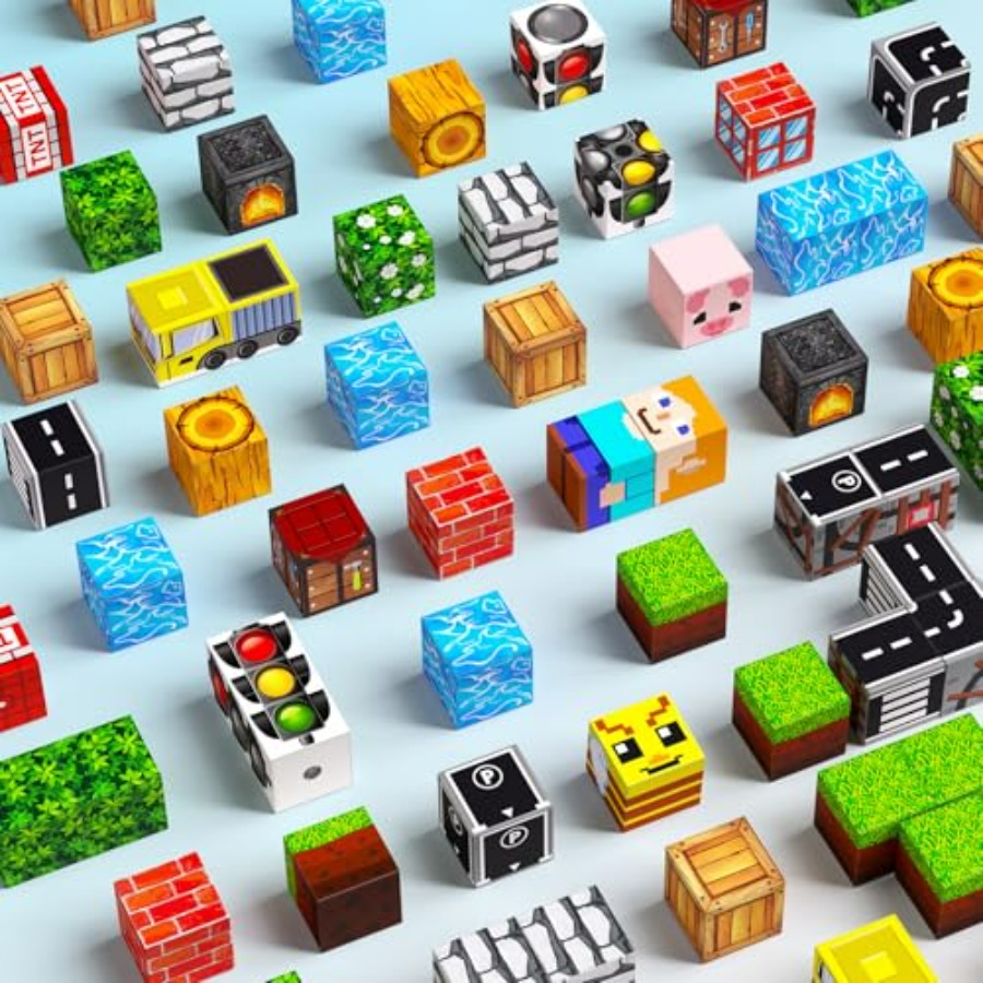 100PCS Magnetic Blocks, 0.8 in - Magnetic Building Tiles Set 100Pcs ulasan dan harga