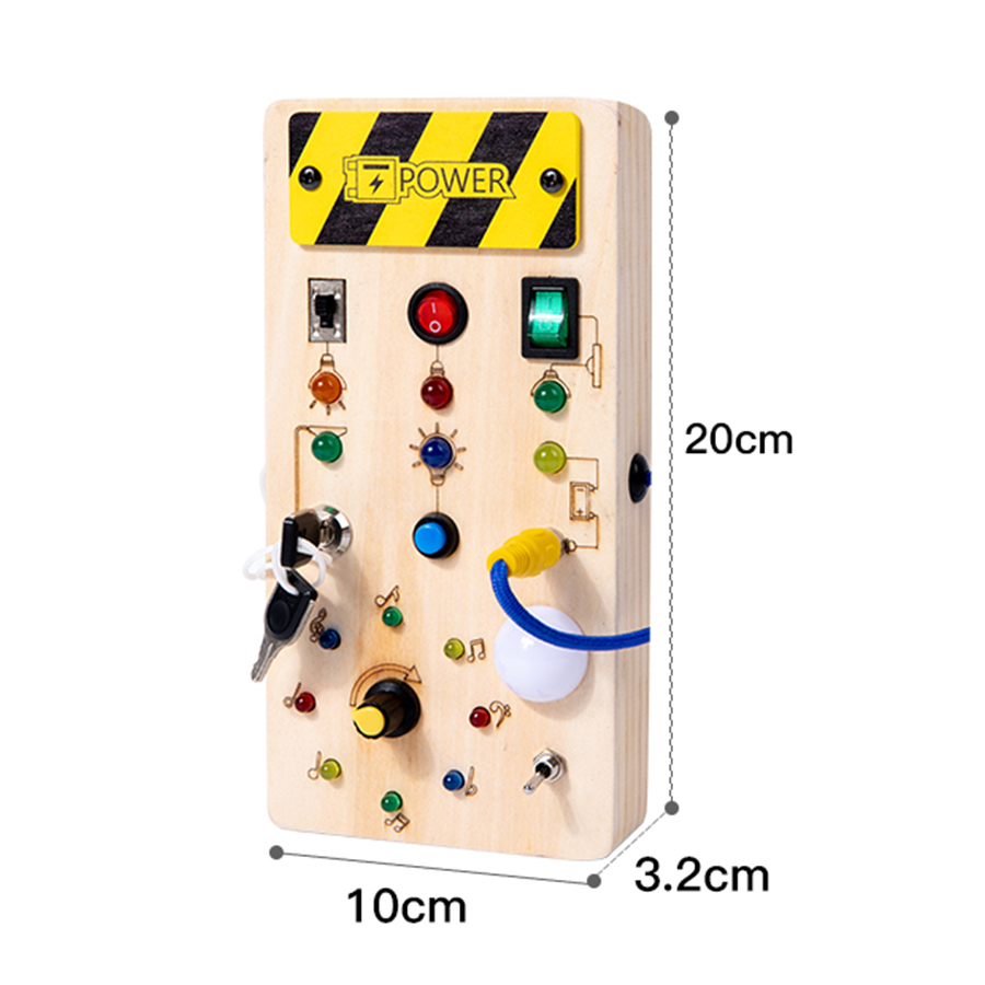 Montessori Busy Board Sensory  - Montessori Wooden Busy Board Toddler ulasan dan harga