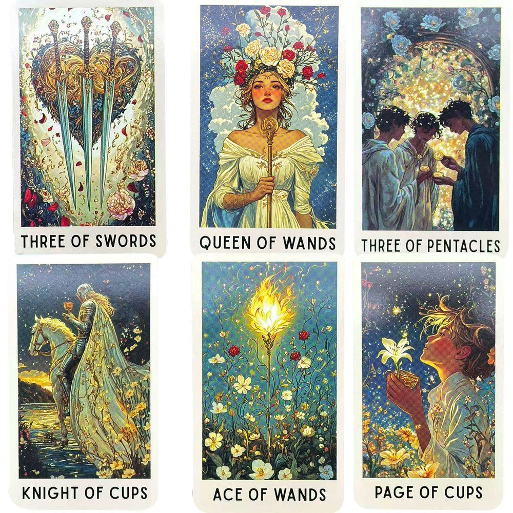 78 Enigmatic Bloom Tarot Cards - Tarot Cards Deck With Guidebook ulasan dan harga