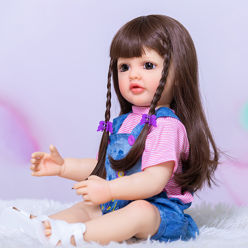 50CM Full Body Silicone Reborn - Reborn Baby Doll Silicone Realistic ulasan dan harga