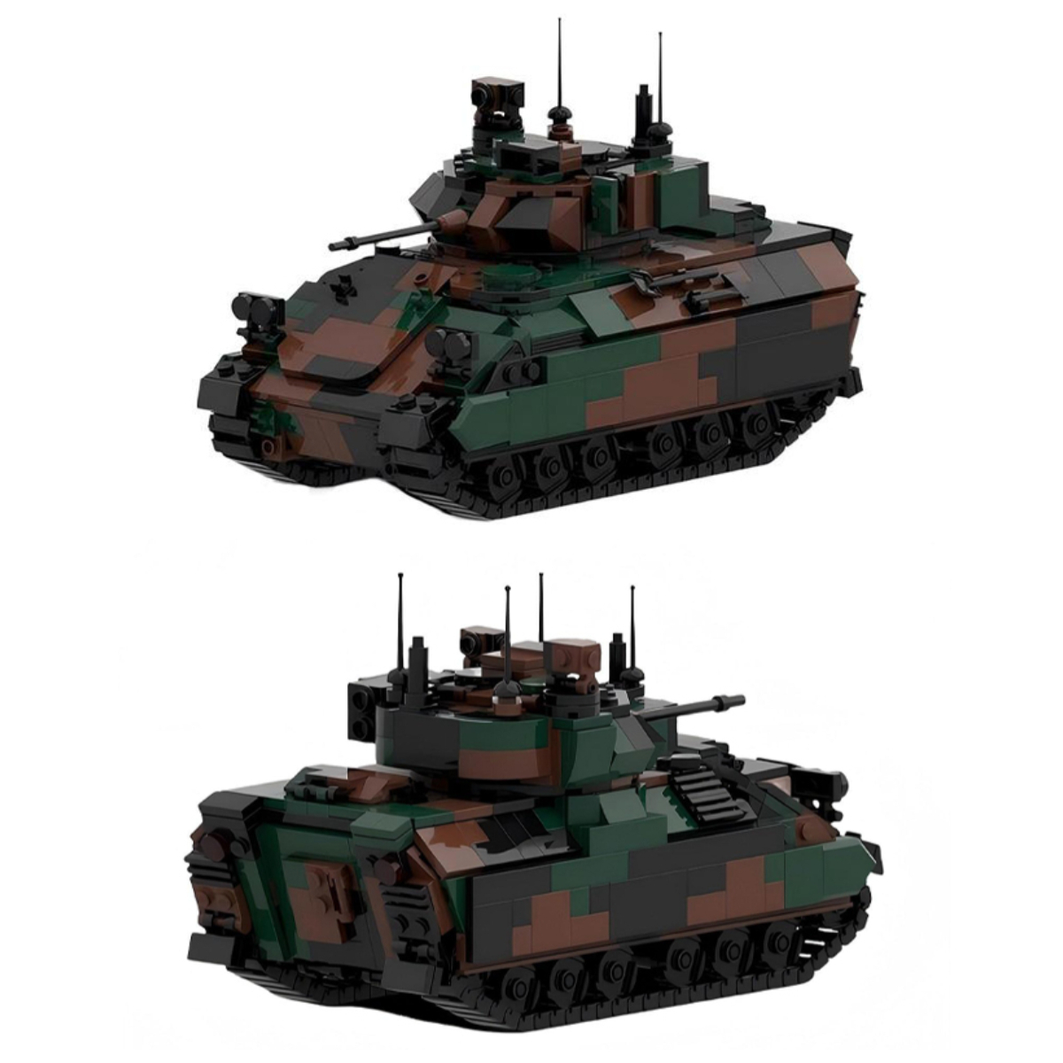 MOC Military Series Tracked Ar - Lego Compatible Military Tank ulasan dan harga