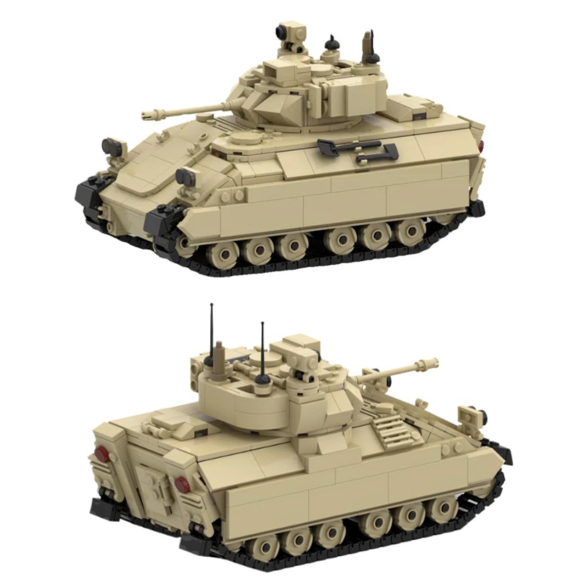 MOC Military Series Tracked Ar - Lego Compatible Military Tank ulasan dan harga