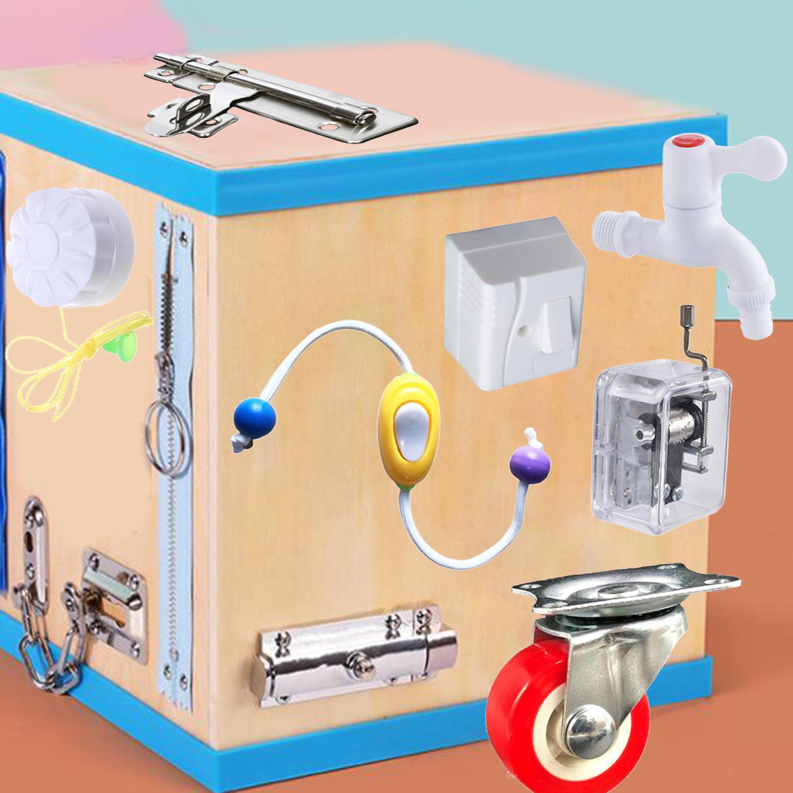 Montessori Sensory Busy Board  - Montessori Wooden Busy Board Toddler ulasan dan harga