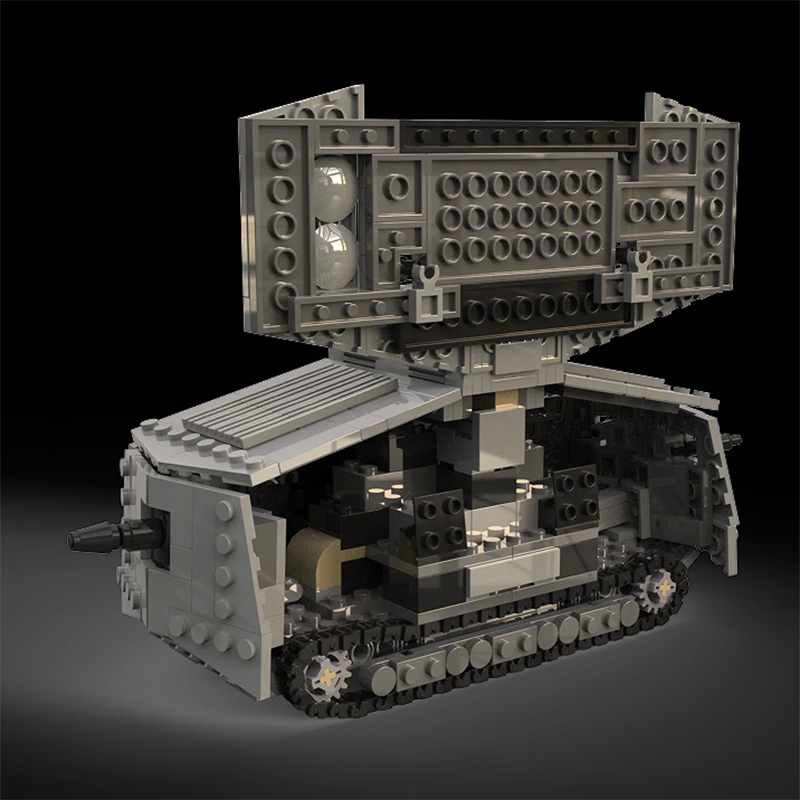 MOC WW1 Germany Military A7V C - Lego Compatible Military Tank ulasan dan harga