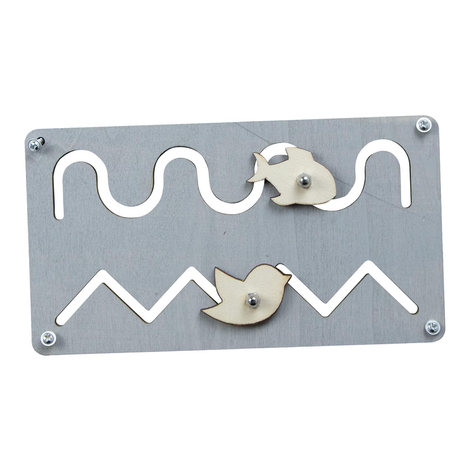 Wooden Busy Board Material Sen - Montessori Wooden Busy Board Toddler ulasan dan harga